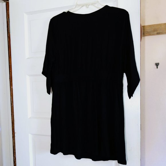 Marc Bouwer Black Tunic with Embellishments Size M - Picture 2 of 4